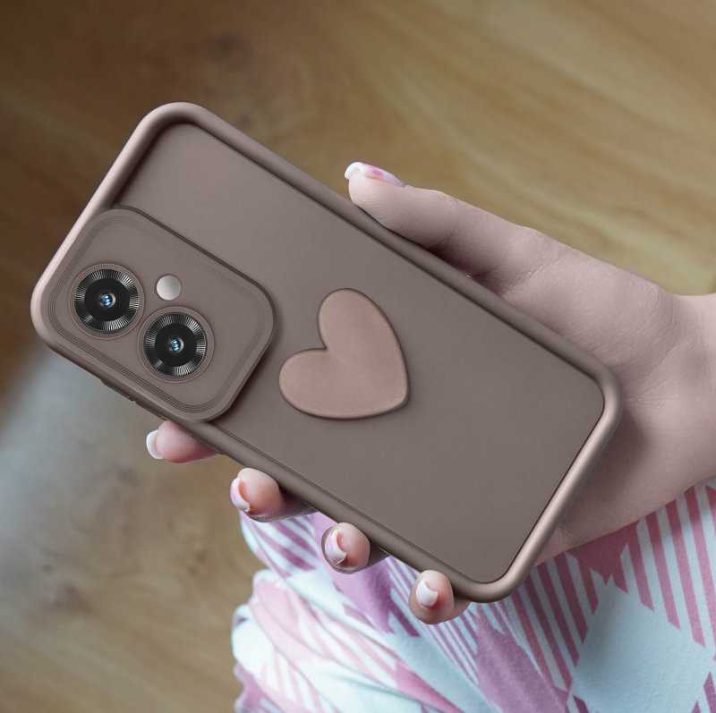 etui-do-motorola-moto-g55-silikonowe-serce-brazowe-ze-szklem