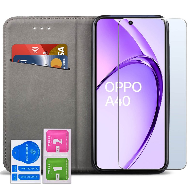 etui-do-oppo-a40-a40m-czarne-magnetyczne-zamykane-ze-szklem