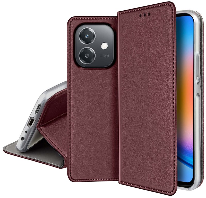 Etui_do_Oppo_A40_ciemny_burgundowy.jpg