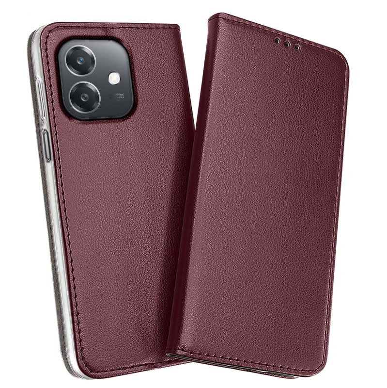 etui-do-oppo-a40-a40m-burgundowe-magnetyczne-zamykane-ze-szklem
