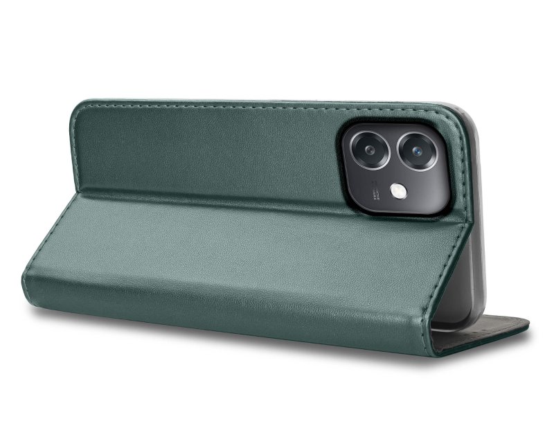 etui-do-oppo-a40-a40m-zielone-magnetyczne-zamykane-ze-szklem