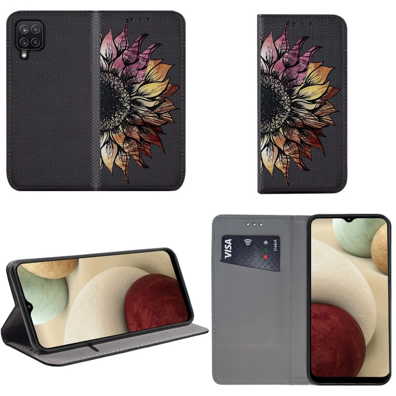 etui-do-samsung-galaxy-a12-m12-zamykane-malowane-wzor-kobiecy-ze-szklem