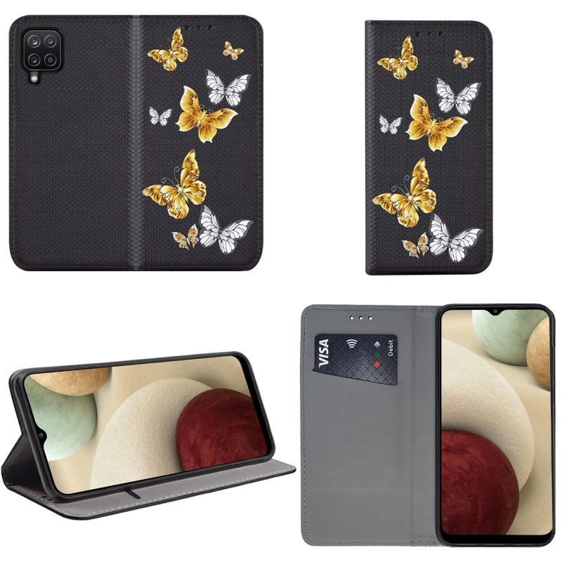 etui-na-samsung-galaxy-a12-m12-z-klapką-malowane-wzor-kolorowe-szklo-hartowane