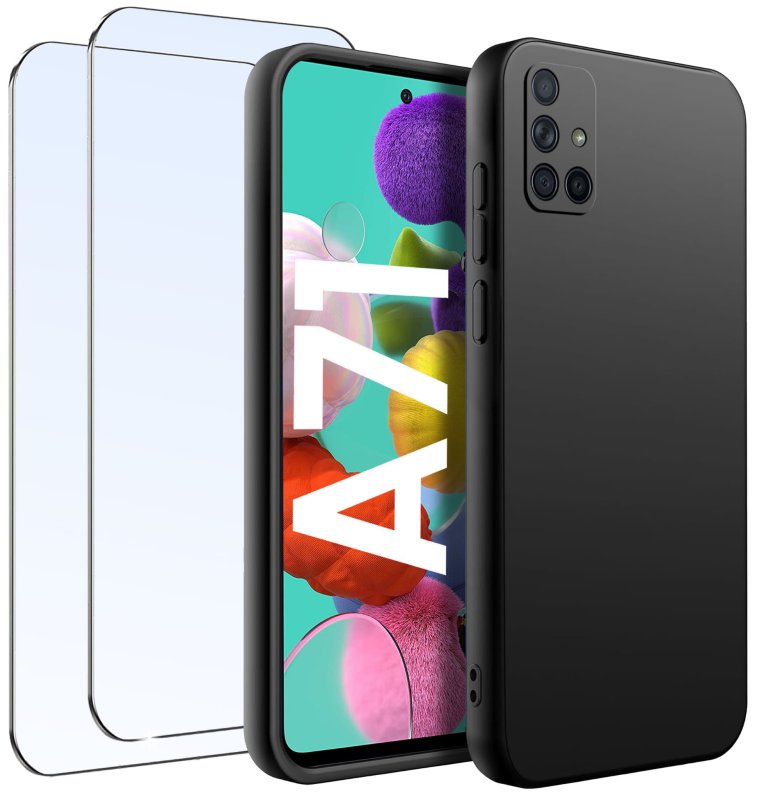 etui-do-samsung-galaxy-a71-czarne-matow-z-zestawem-2-szkiel