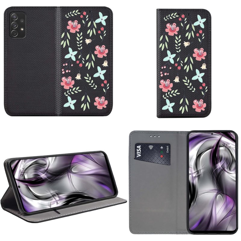 etui-do-samsung-galaxy-a71-z-klapką-malowane-ze-szkłem-hartowanym