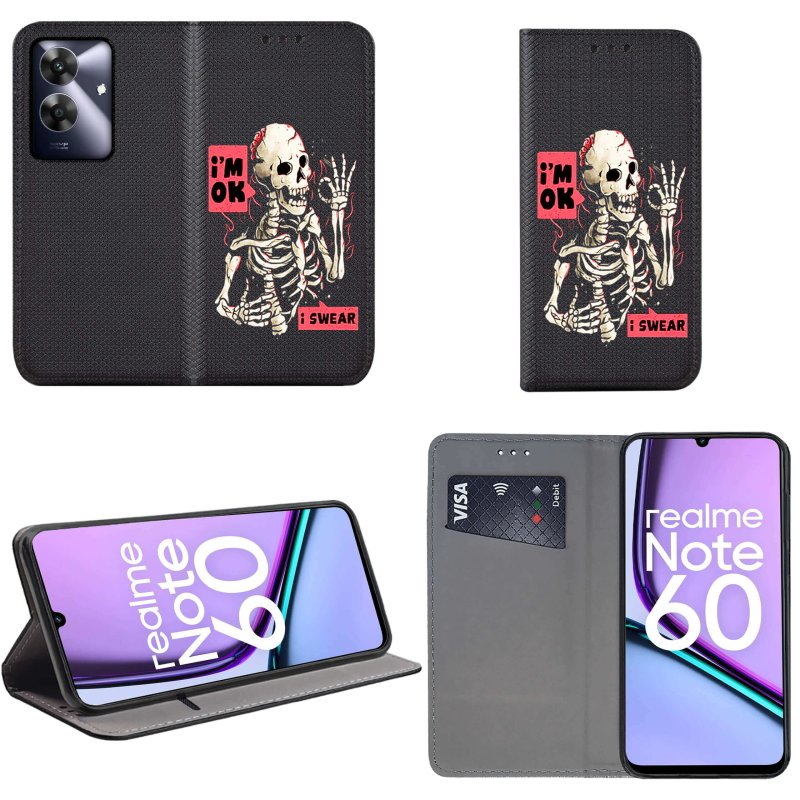 stylowe-etui-z-klapką-do-realme-note-60-ze-szkłem-hartowanym