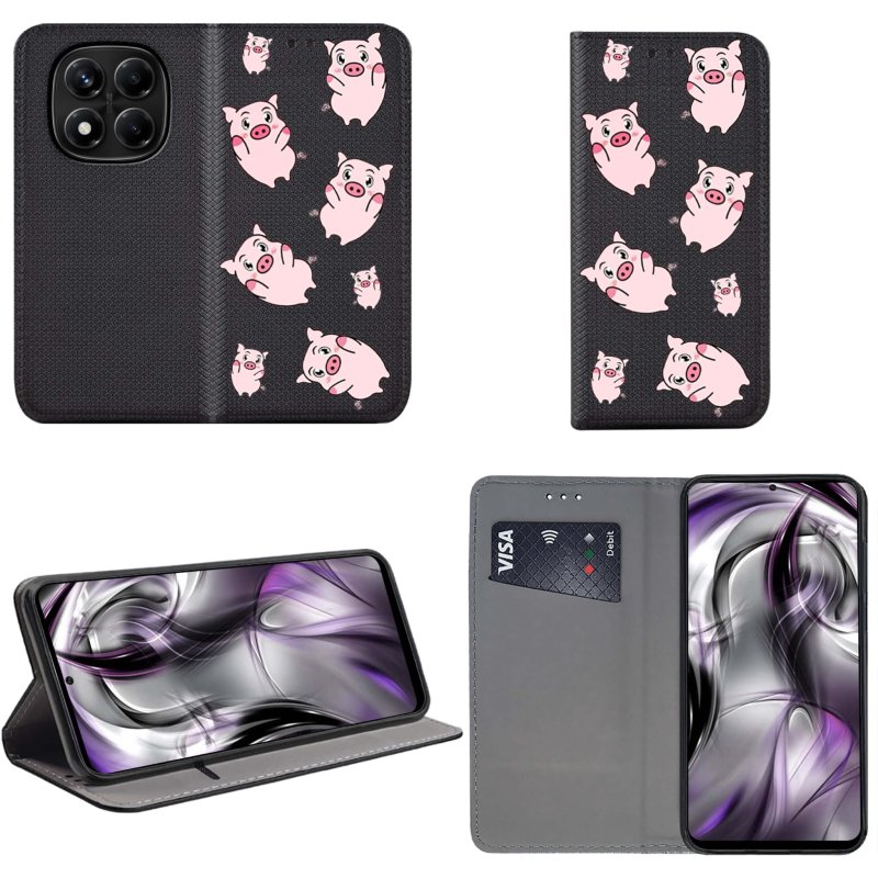 etui-do-xiaomi-redmi-note-14-pro-14-pro-plus-5g-zamykane-malowane-wzor-zwierzeta