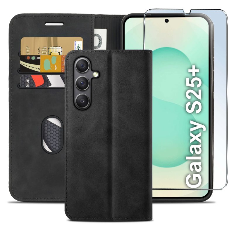 etui-do-samsung-galaxy-s25-plus-skorzane-velvet-zamykane-czarne-ze-szklem
