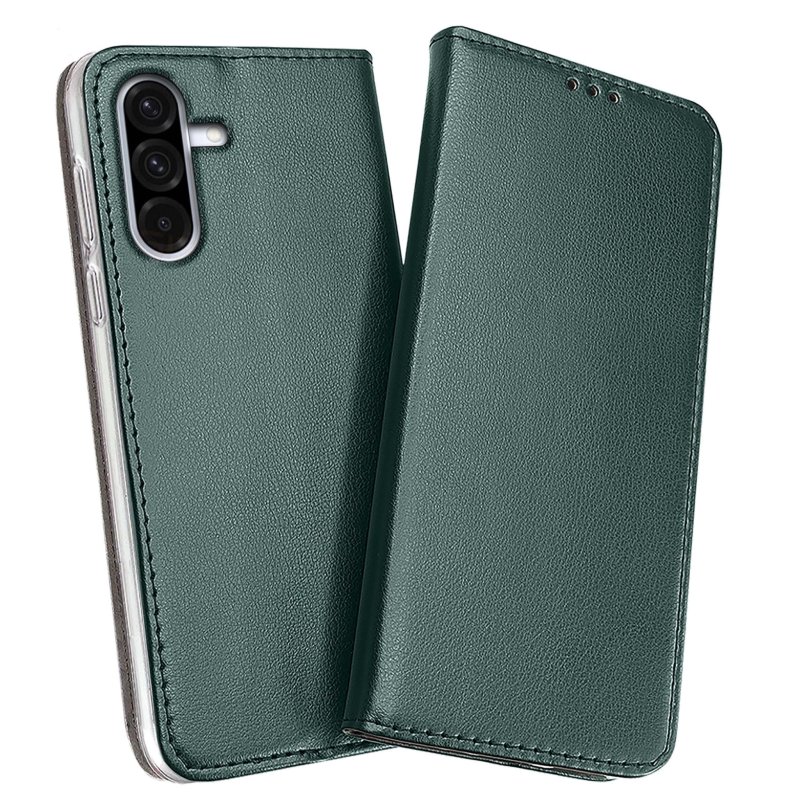 etui-do-samsung-galaxy-a56-zielone-magnetyczne-zamykane-ze-szklem-funkcja-stojaka
