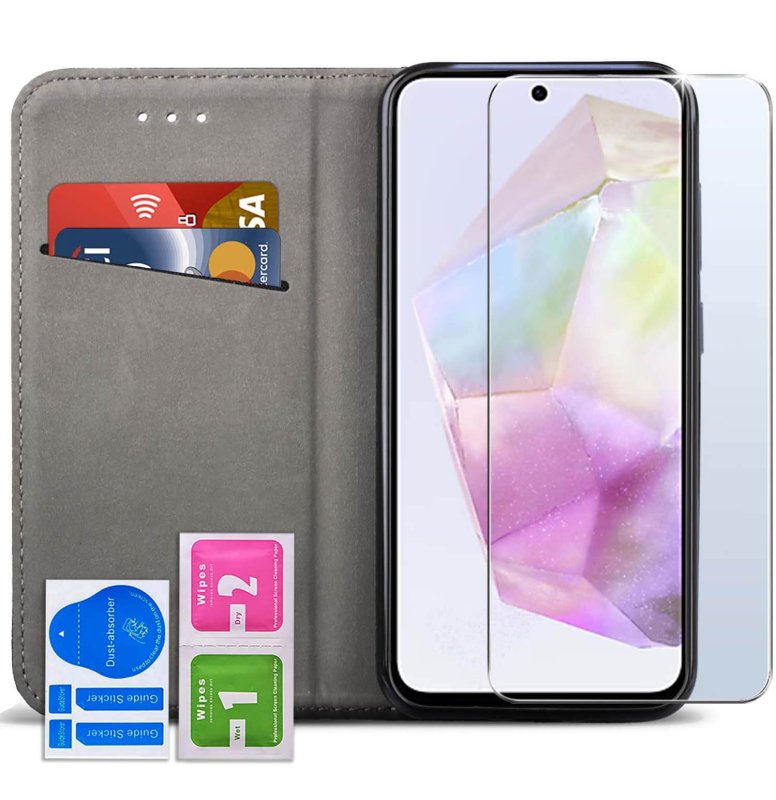 etui-do-samsung-galaxy-a56-burgundowe-magnetyczne-zamykane-ze-szklem-wnętrze-i-kieszonka