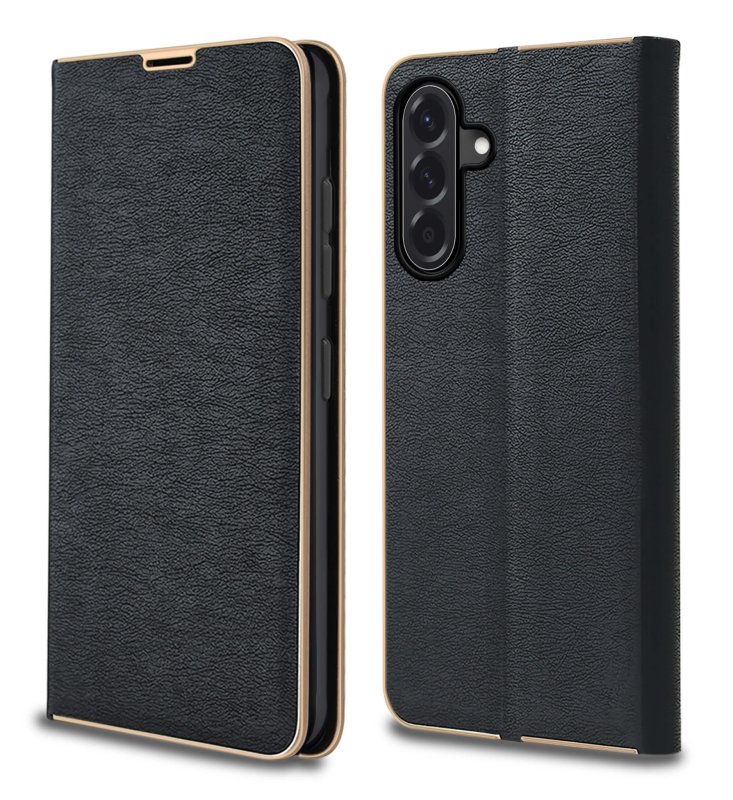 etui-do-samsung-galaxy-a56-eleganckie-zamykane-czarne-ze-szklem