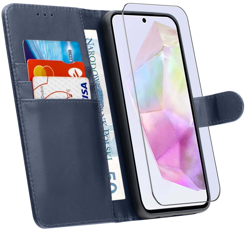 etui-do-samsung-galaxy-a56-granatowe-magnetyczne-z-klapka-ze-szklem