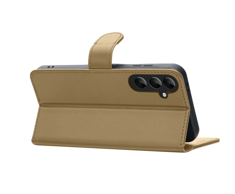 etui-do-samsung-galaxy-a56-zlote-magnetyczne-z-klapka-ze-szklem