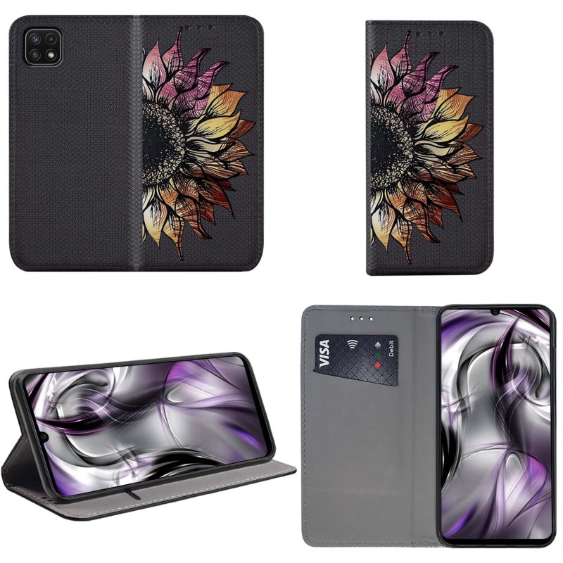 etui-do-samsung-galaxy-a22-5g-zamykane-malowane-wzor-kobiecy-ze-szklem