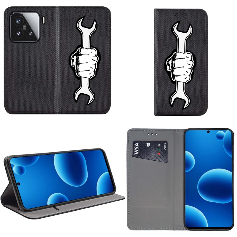 etui-do-xiaomi-15-zamykane-malowane-wzor-meski-ze-szklem