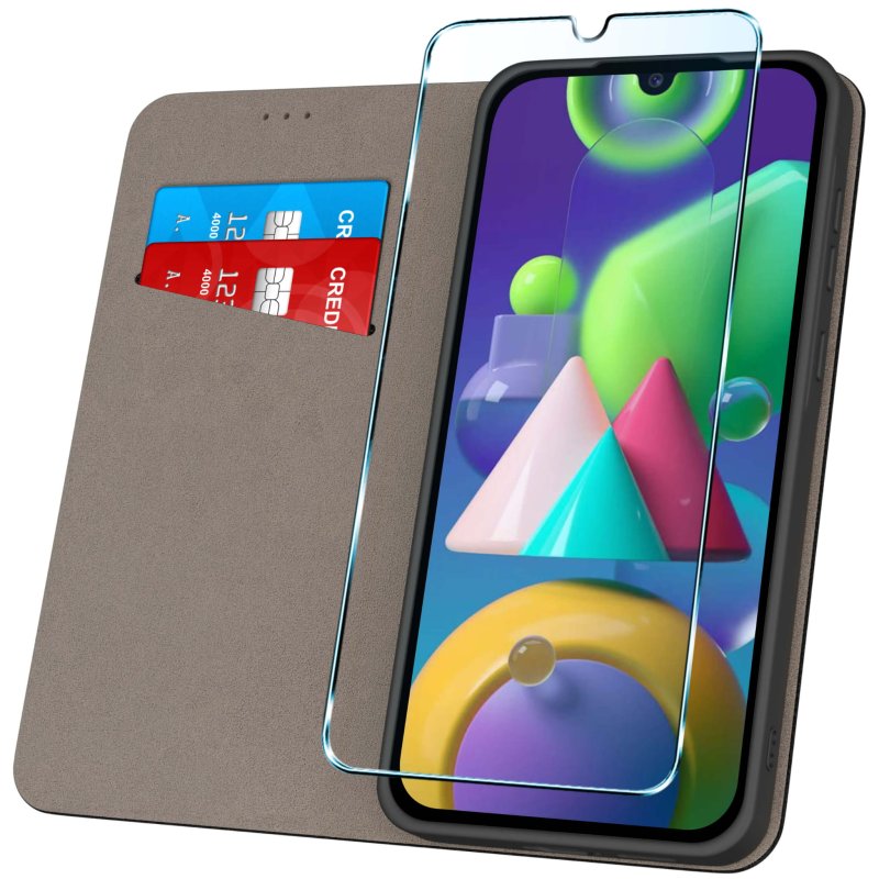 etui-do-samsung-galaxy-m21-czarne-zamykane-ze-szklem