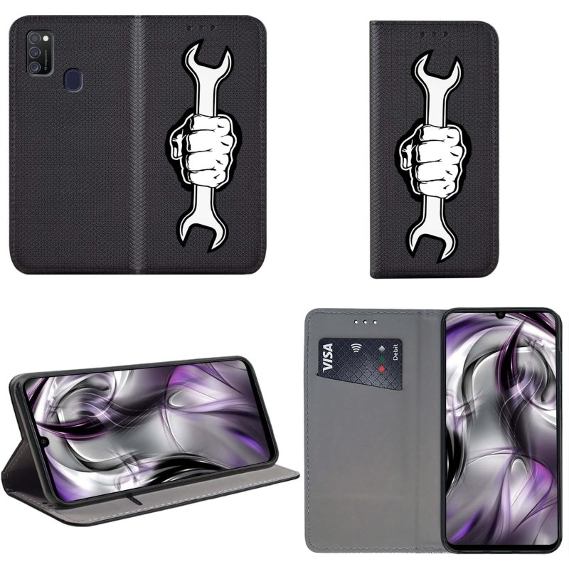 etui-do-samsung-galaxy-m21-zamykane-malowane-wzor-meski-ze-szklem