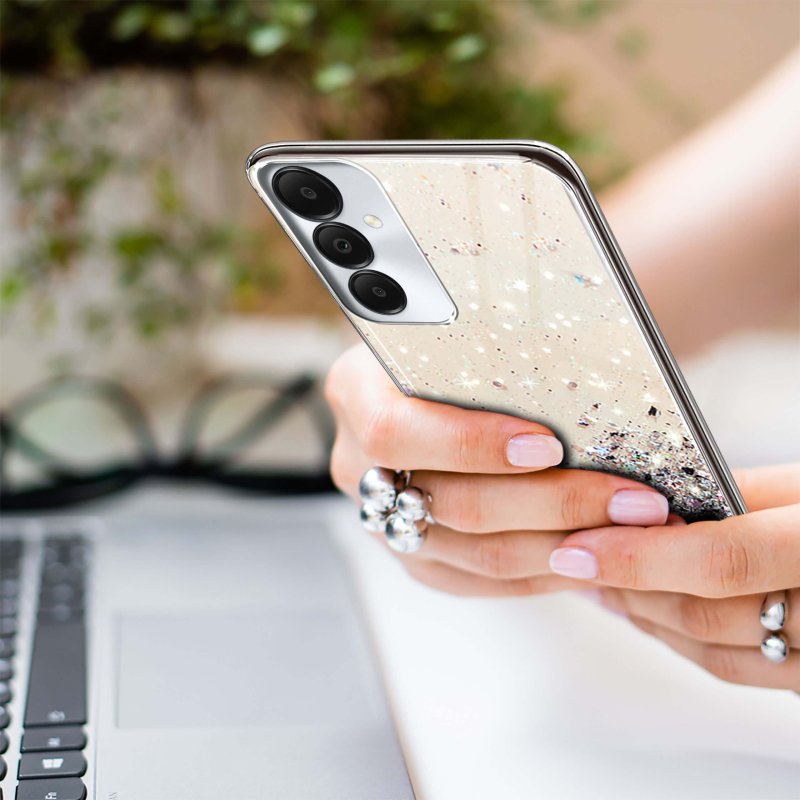 etui-do-samsung-galaxy-m55-brokat-przezroczyste-ze-szklem