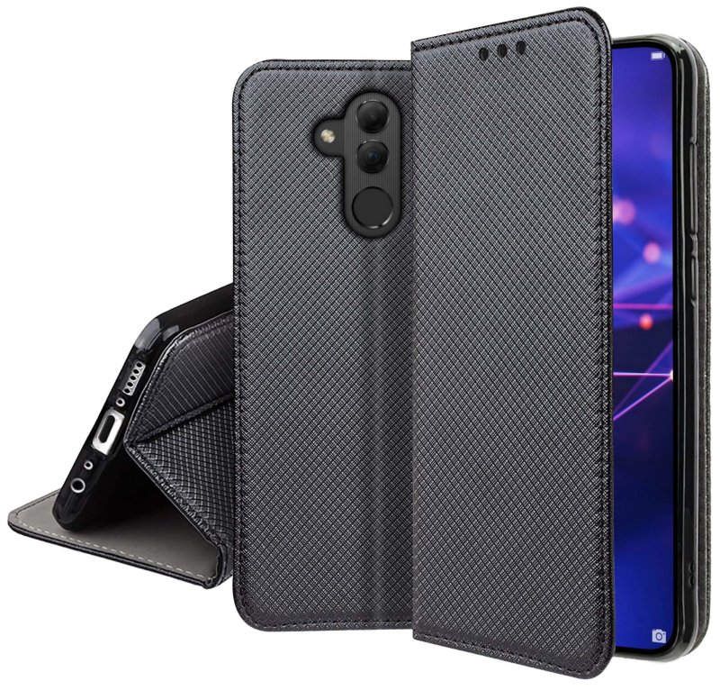 etui-do-huawei-mate-20-lite-czarne-zamykane-ze-szklem