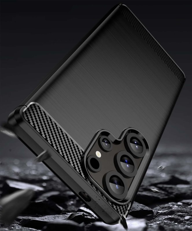 etui-do-samsung-galaxy-s25-ultra-czarne-carbon-ze-szklem