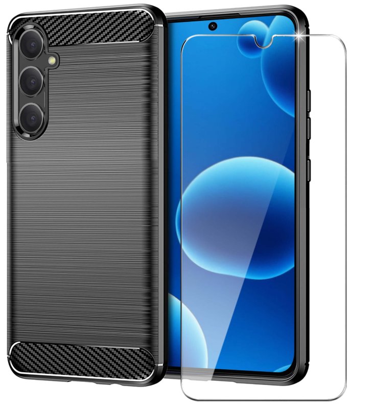 etui-do-samsung-galaxy-s25-plus-czarne-carbon-ze-szklem
