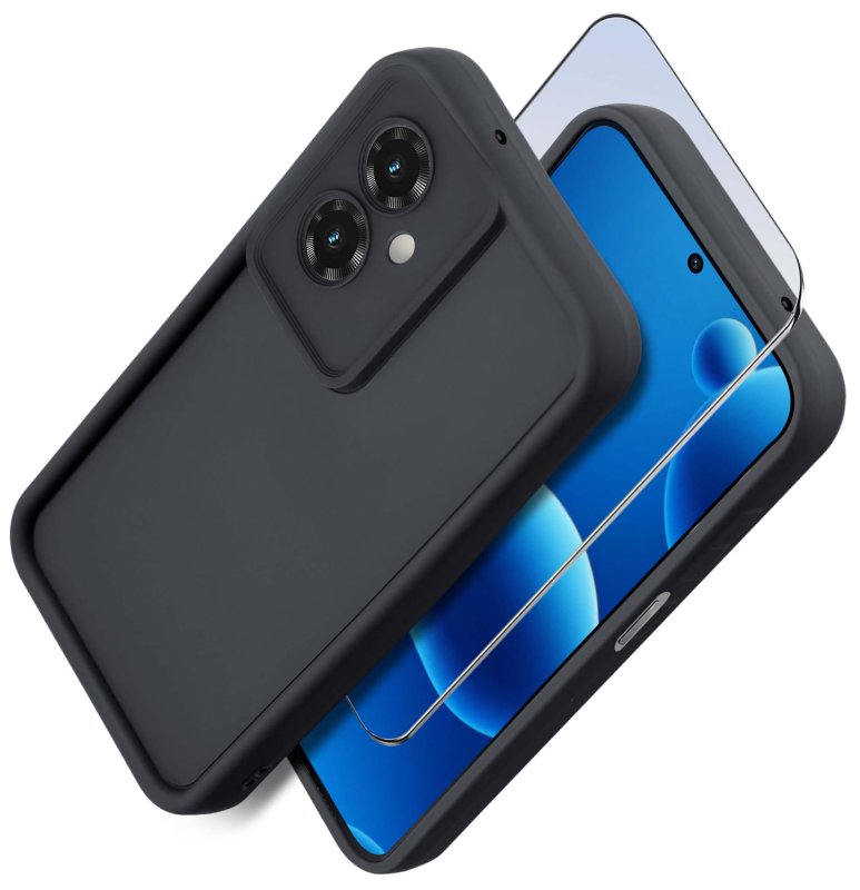 etui-do-motorola-moto-g55-czarne-wzmacniane-silikonowe-ze-szklem