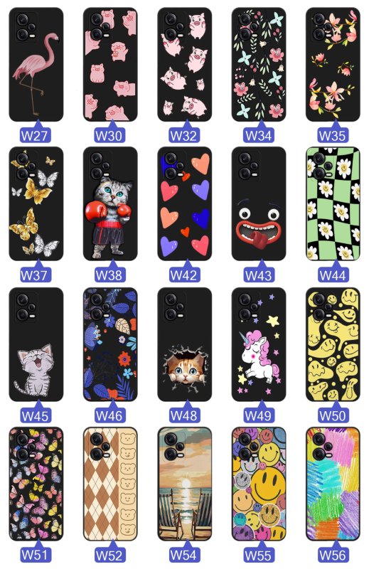 etui-do-xiaomi-redmi-note-12-5g-malowane-rozne-wzory-dla-dzieci-ze-szklem
