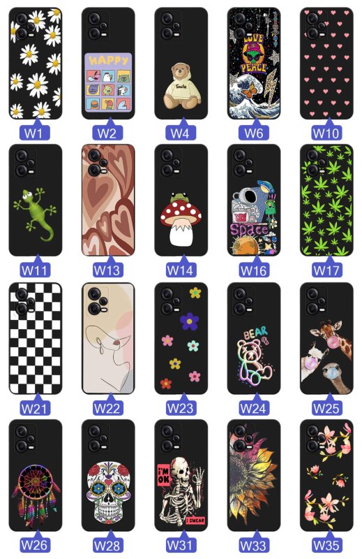 etui-do-xiaomi-redmi-note-12-5g-malowane-rozne-wzory-kolorowe-ze-szklem