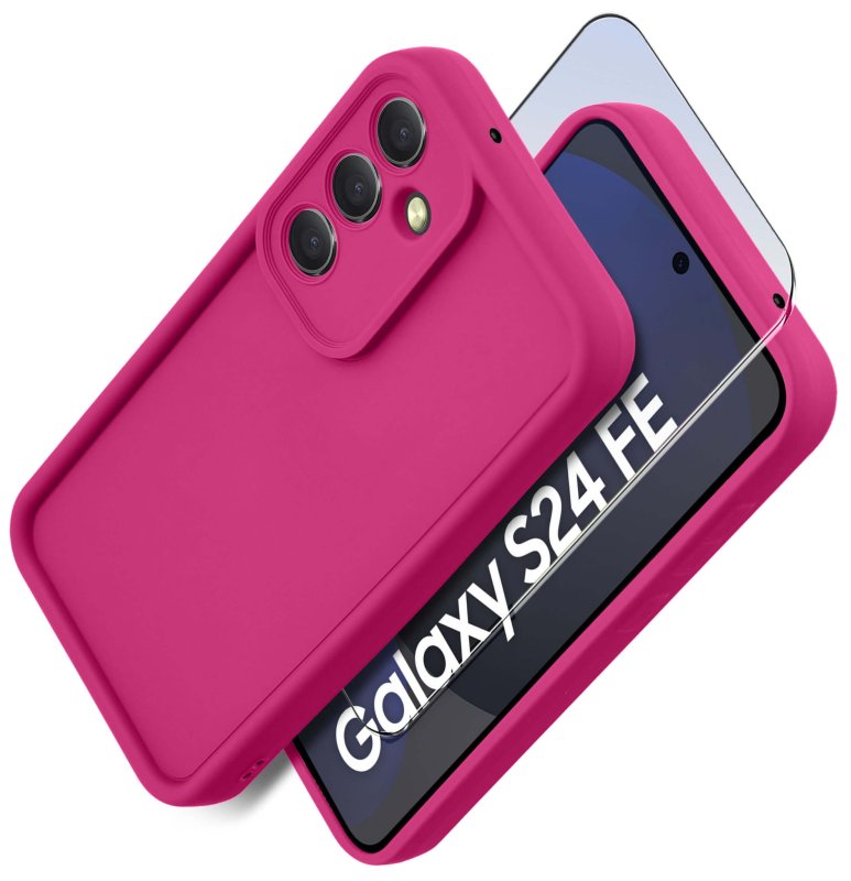 etui-do-samsung-galaxy-s24-fe-rozowe-wzmacniane-silikonowe-ze-szklem