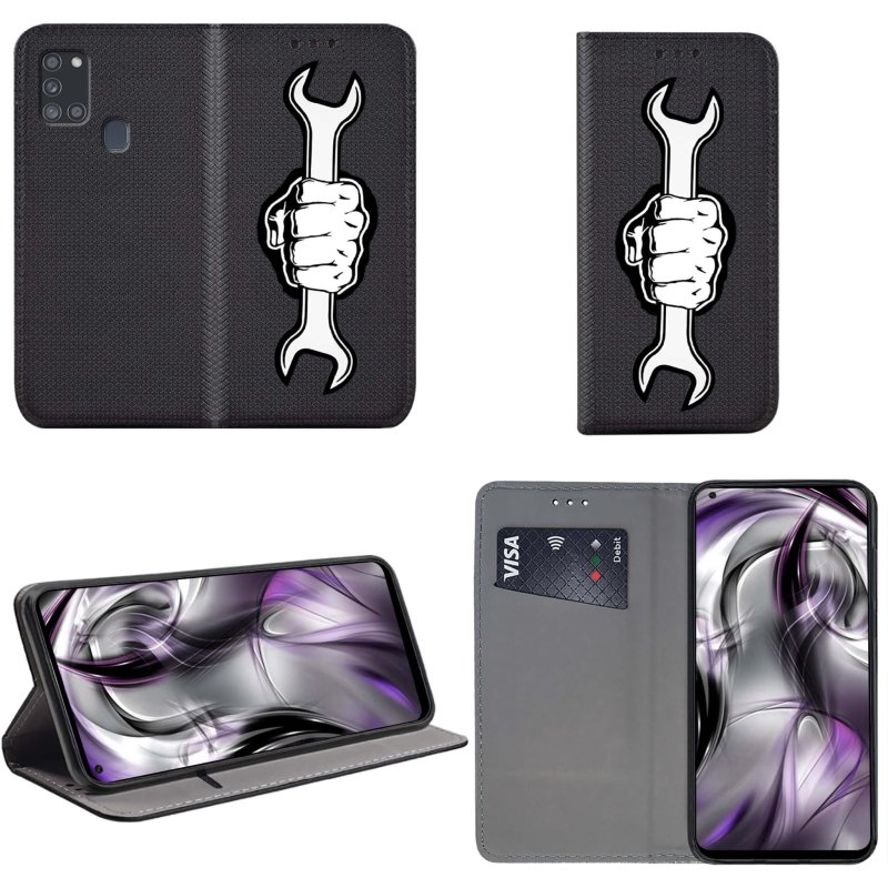 etui-do-samsung-galaxy-a21s-zamykane-malowane-wzor-meski-ze-szklem
