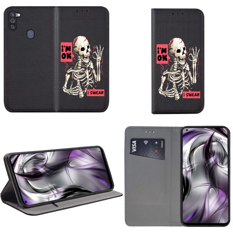 etui-do-samsung-galaxy-m11-zamykane-malowane-wzor-fajny-ze-szklem