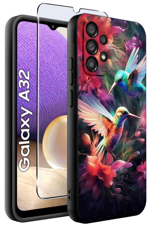 etui-do-samsung-galaxy-a32-4g-malowane-rozne-wzory-kolorowe-ze-szklem