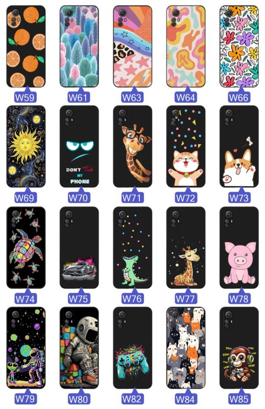 etui-do-xiaomi-redmi-note-12s-malowane-rozne-wzory-dla-dzieci-ze-szklem