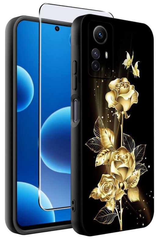 etui-do-xiaomi-redmi-note-12s-malowane-rozne-wzory-damskie-ze-szklem