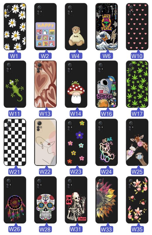 etui-do-xiaomi-redmi-note-12s-malowane-rozne-wzory-kolorowe-ze-szklem