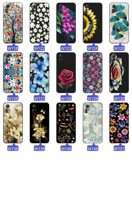etui-do-xiaomi-redmi-note-12s-malowane-rozne-wzory-kwiaty-ze-szklem