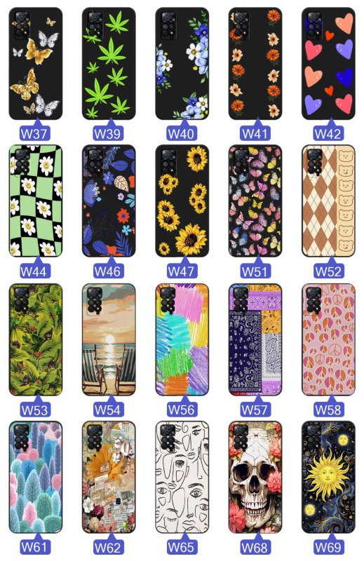 etui-do-xiaomi-redmi-note-11-pro-malowane-rozne-wzory-damskie-ze-szklem