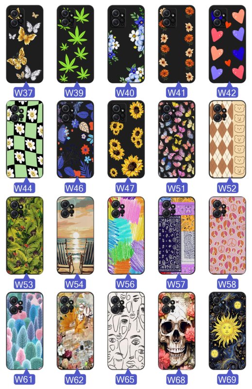etui-do-xiaomi-redmi-note-12-4g-malowane-rozne-wzory-damskie-ze-szklem