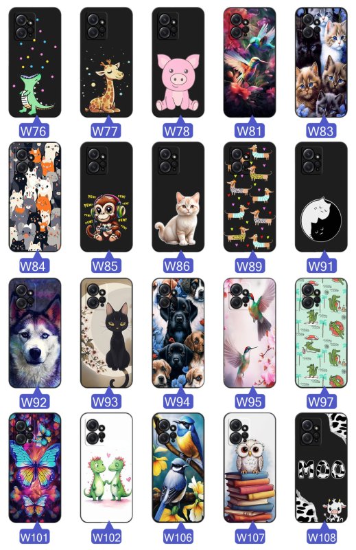 etui-do-xiaomi-redmi-note-12-4g-malowane-rozne-wzory-zwierzeta-ze-szklem