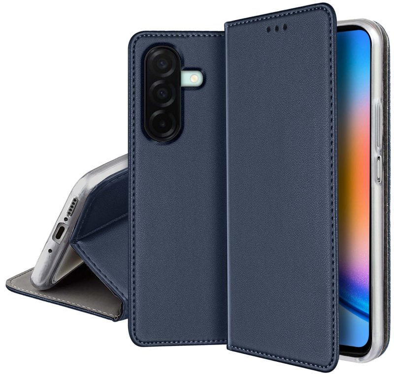 etui-do-samsung-galaxy-a26-granatowe-magnetyczne-zamykane-ze-szklem