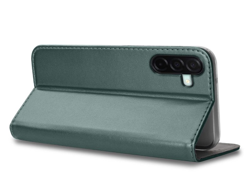etui-do-samsung-galaxy-a26-zielone-magnetyczne-zamykane-ze-szklem