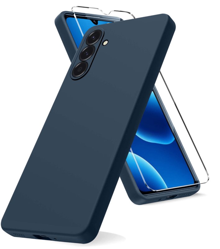etui-do-samsung-galaxy-a26-granatowe-matowe-z-zestawem-2-szkiel