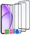 Szkło hartowane 5D do Oppo A40 / A40m na cały ekran 3 sztuki
