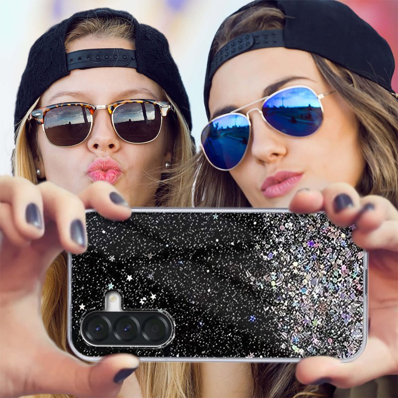 etui-do-samsung-galaxy-a56-5g-brokat-czarne-ze-szklem