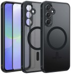 Etui do Samsung Galaxy A36 / A37 5G Magsafe Matt czarne ze szkłem