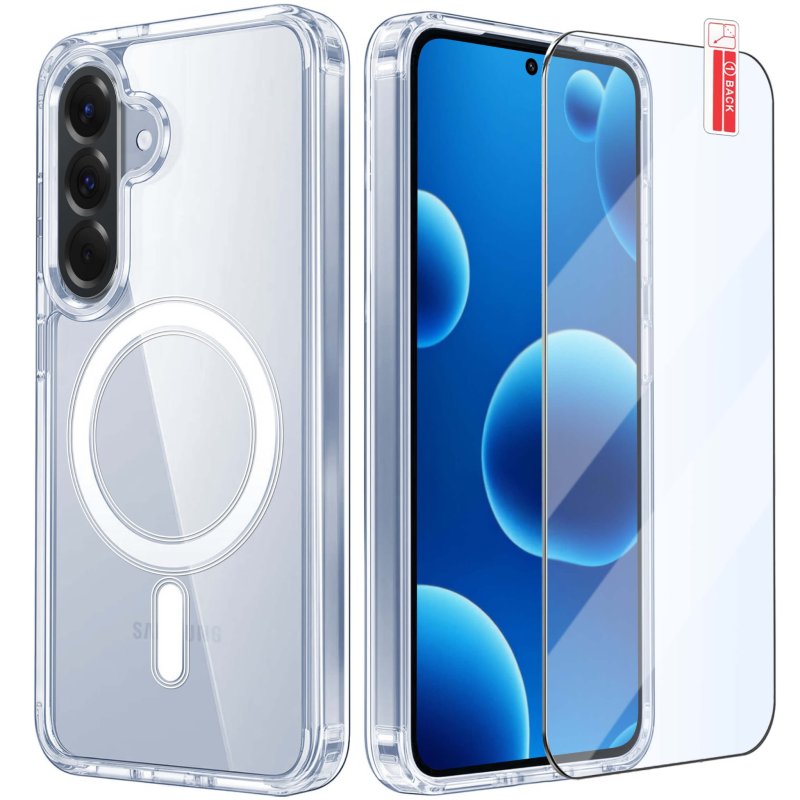 Etui do Samsung Galaxy A36 / A37 5G bezbarwne Magsafe ze szkłem