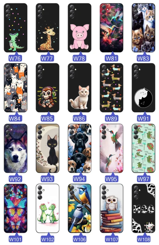 etui-do-samsung-galaxy-a36-5g-malowane-rozne-wzory-zwierzeta-ze-szklem