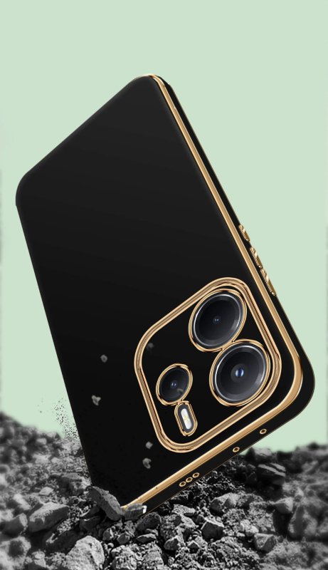 etui-do-xiaomi-redmi-note-14-5g-ze-zlota-ramka-czarne-ze-szklem