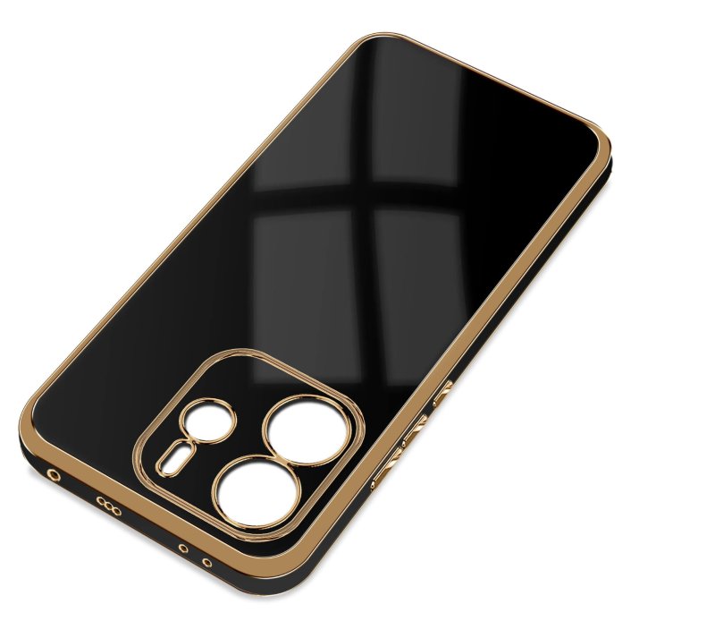 etui-do-xiaomi-redmi-note-14-5g-ze-zlota-ramka-czarne-ze-szklem