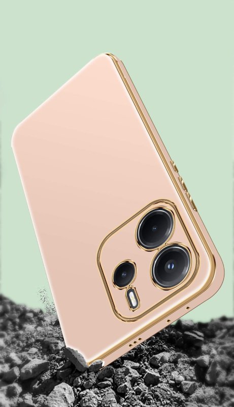 etui-do-xiaomi-redmi-note-14-5g-ze-zlota-ramka-rozowe-ze-szklem